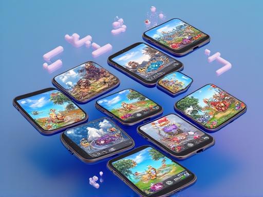 Showcase de juegos móviles desarrollados por Corriente Azul